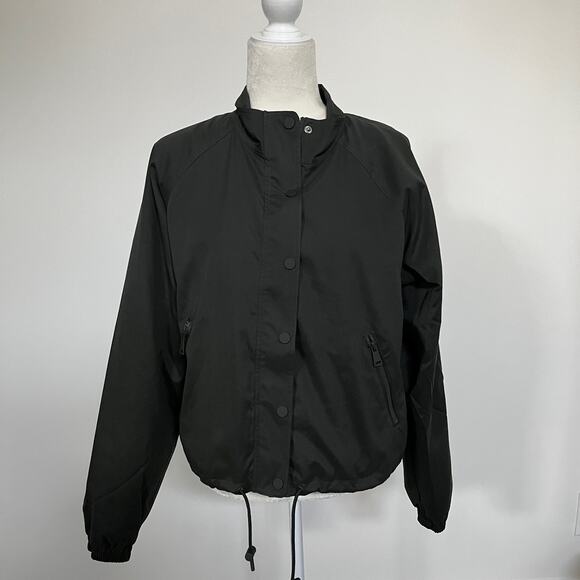 Good American Snap Front Sueded Track Jacket Medium NWT - Picture 4 of 8